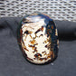 575 gr Full Polished 112x90x70 mm Mushroom Inclusion Indonesia Black Blue Amber for Healing ST5