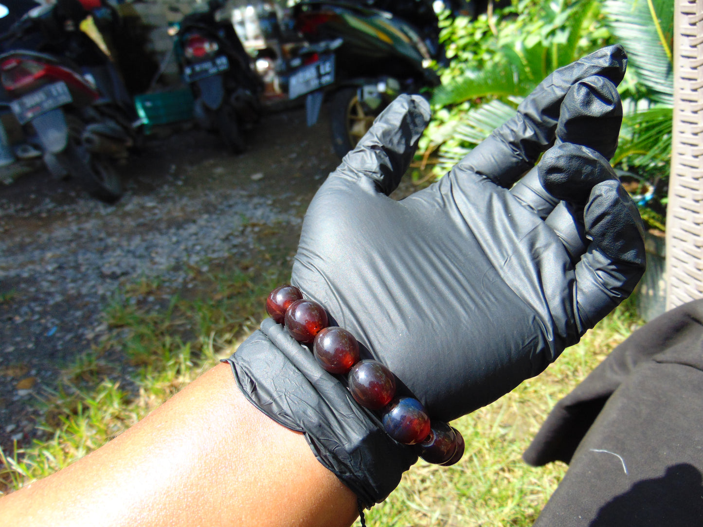 21 gram 14 Beads Mala Bracelet Indonesian amber 13x16 mm for Healing A14G59