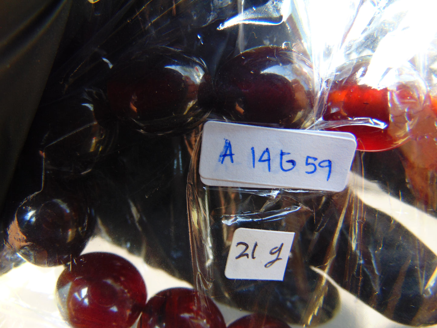 21 gram 14 Beads Mala Bracelet Indonesian amber 13x16 mm for Healing A14G59