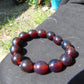 23 gram 14 Beads Mala Bracelet Indonesian amber 13x16 mm for Healing A14G60