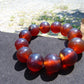 56 gram 12 Beads Mala Bracelet Indonesian Red Amber 20 mm for Healing B20M16