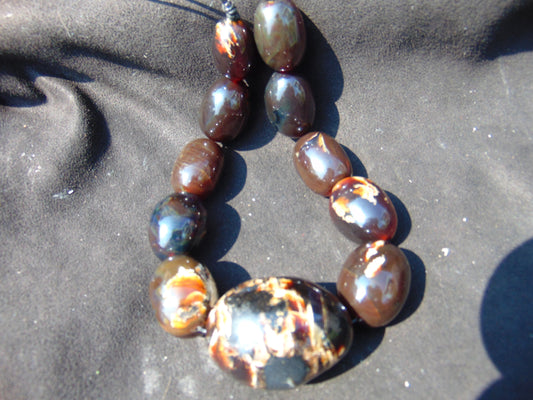 165 gram Small Beads Combination Necklace Indonesian Amber for Healing NE41