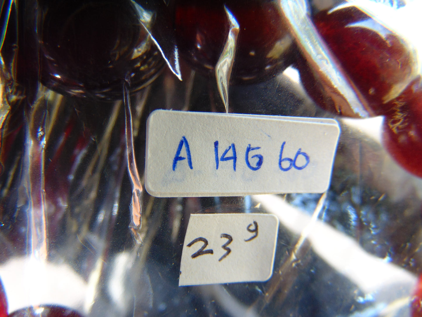 23 gram 14 Beads Mala Bracelet Indonesian amber 13x16 mm for Healing A14G60