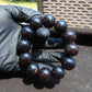 57 gram 12 Beads Mala Bracelet Indonesian Cherry Red Amber 20 mm for Healing B20M19