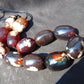 156 gr Big Necklace 12 beads Indonesian Amber for Healing F15
