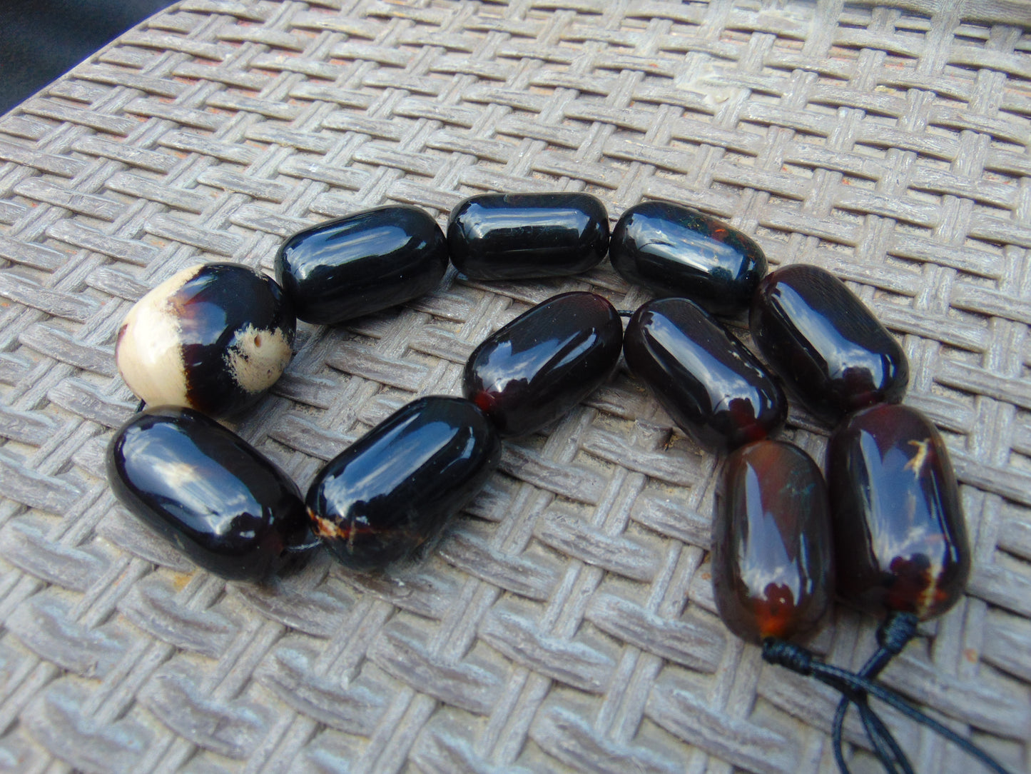 136 gram Small Beads Combination Necklace Indonesian Amber for Healing A11k164