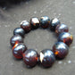 58 gram 12 Beads Mala Bracelet Indonesian Cherry Red Amber 20 mm for Healing B20M11