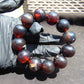 58 gram 12 Beads Mala Bracelet Indonesian Cherry Red Amber 20 mm for Healing B20M11