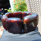 101 gr 7 Square Beads Bangle Indonesian Amber for Healing A7G37