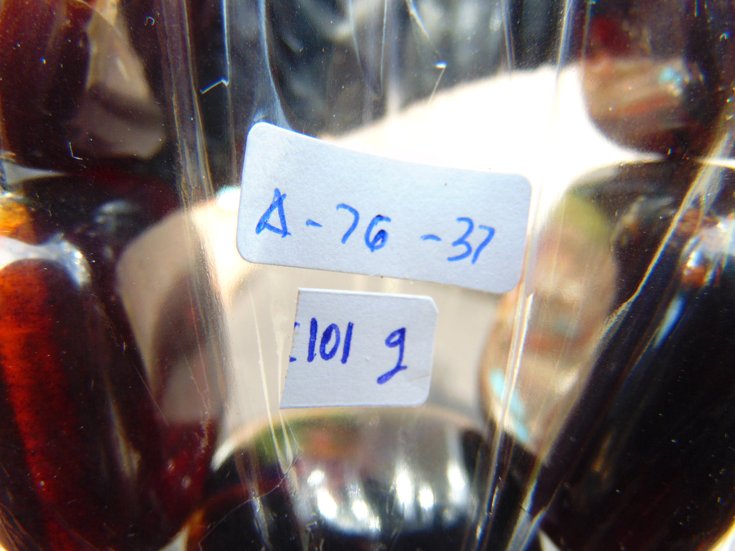 101 gr 7 Square Beads Bangle Indonesian Amber for Healing A7G37