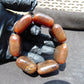 99 gr 7 Square Beads Bangle Indonesian Amber for Healing A7G26
