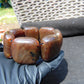99 gr 7 Square Beads Bangle Indonesian Amber for Healing A7G26