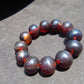 56 gram 12 Beads Mala Bracelet Indonesian Cherry Red Amber 20 mm for Healing B20M17