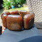 99 gr 7 Square Beads Bangle Indonesian Amber for Healing A7G26