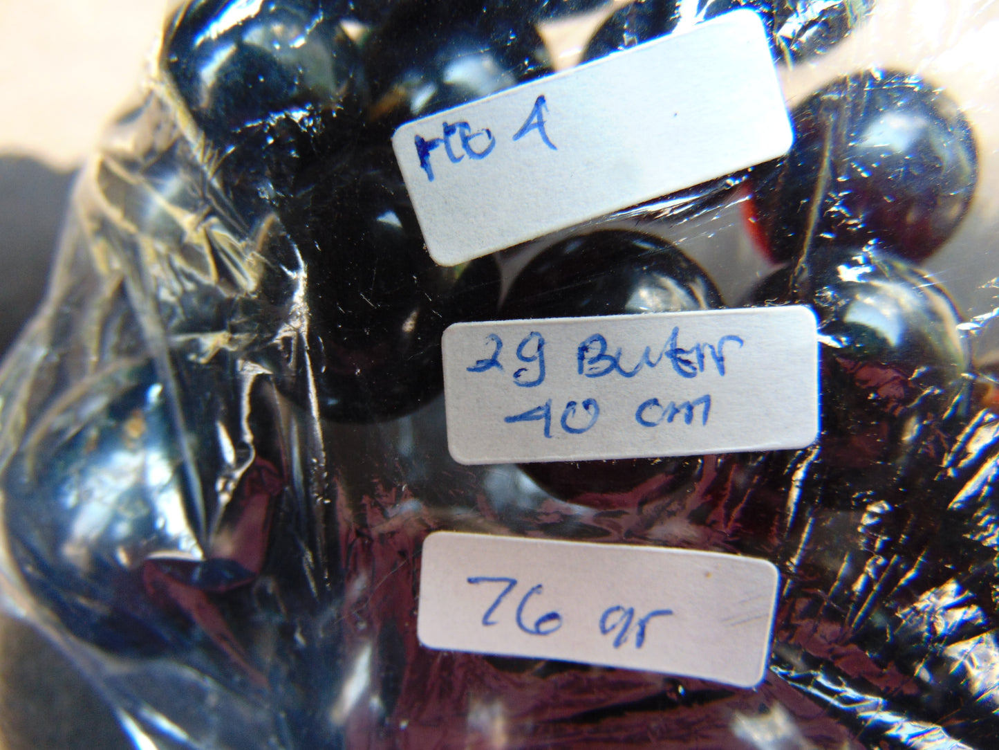 76 gram Small Beads Combination Necklace Indonesian Cherry Red Amber for Healing NE4