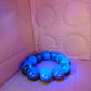 58 gram 12 Beads Mala Bracelet Indonesian Blue Amber 20 mm for Healing B20M15