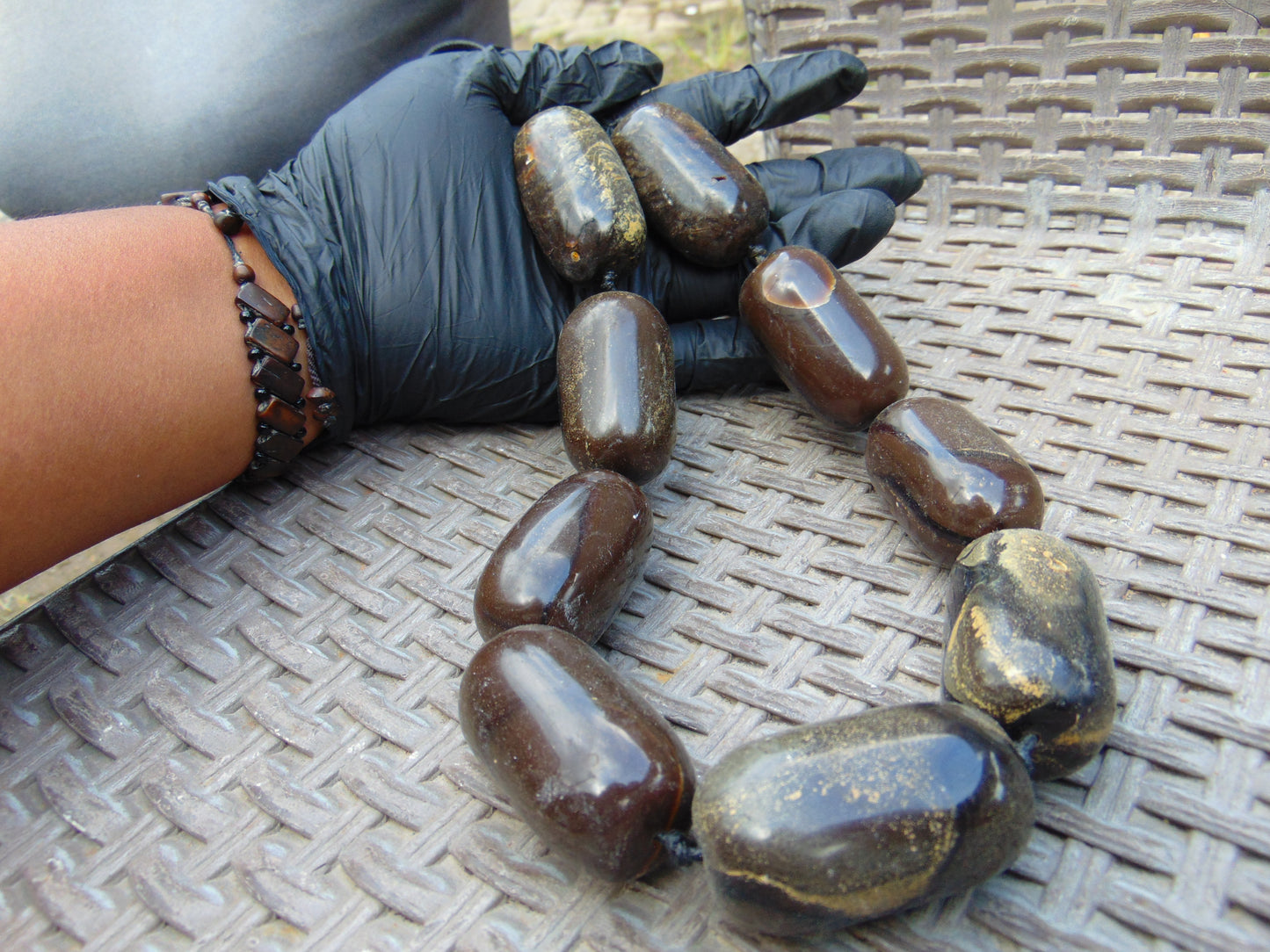 241 gr Necklace Indonesian Aromatic Amber for Healing 26NN15