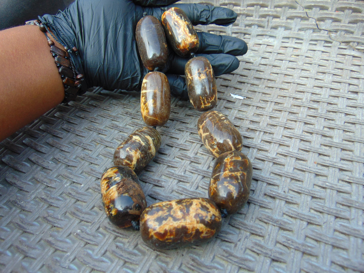 214 gr Necklace Indonesian Aromatic Amber for Healing 26NN12