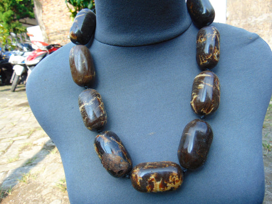 214 gr Necklace Indonesian Aromatic Amber for Healing 26NN12