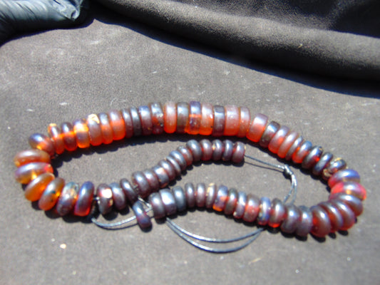 70 gram Small Beads Combination Necklace Indonesian Amber for Healing NE17
