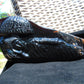 603 gr Sleep Buddha under bodhi tree 220x100x50 mm Indonesia Black Amber AJ82
