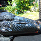 603 gr Sleep Buddha under bodhi tree 220x100x50 mm Indonesia Black Amber AJ82