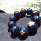 91 gram 10 Beads Mala Bracelet Indonesian Cherry Red Amber 25 mm for Healing FRB43