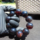 91 gram 10 Beads Mala Bracelet Indonesian Cherry Red Amber 25 mm for Healing FRB43