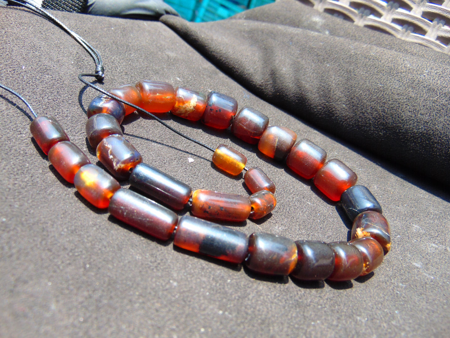 45 gram Small Beads Combination Necklace Indonesian Amber for Healing NE5