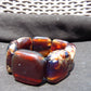 92 gr 7 Square Beads Bangle Indonesian Amber for Healing A7G40