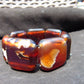 104 gr 7 Square Beads Bangle Indonesian Amber for Healing A7G38