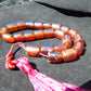 47 gr Komboloi Rosary 22+1 Beads Indonesian Amber for Healing 26COAR18