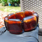 100 gr 7 Square Beads Bangle Indonesian Amber for Healing A7G46