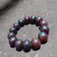 33 gram 14 Beads Mala Bracelet Indonesian Cherry Red Amber 16 mm for Healing B15M9