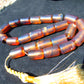 150 gr Komboloi Rosary 22+1 Beads 24x16 mm Indonesian Blue Amber for Healing 26COAR2