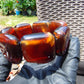 100 gr 7 Square Beads Bangle Indonesian Amber for Healing A7G46