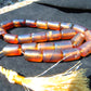 150 gr Komboloi Rosary 22+1 Beads 24x16 mm Indonesian Blue Amber for Healing 26COAR2
