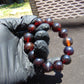 33 gram 14 Beads Mala Bracelet Indonesian Cherry Red Amber 16 mm for Healing B15M9
