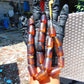 150 gr Komboloi Rosary 22+1 Beads 24x16 mm Indonesian Blue Amber for Healing 26COAR2