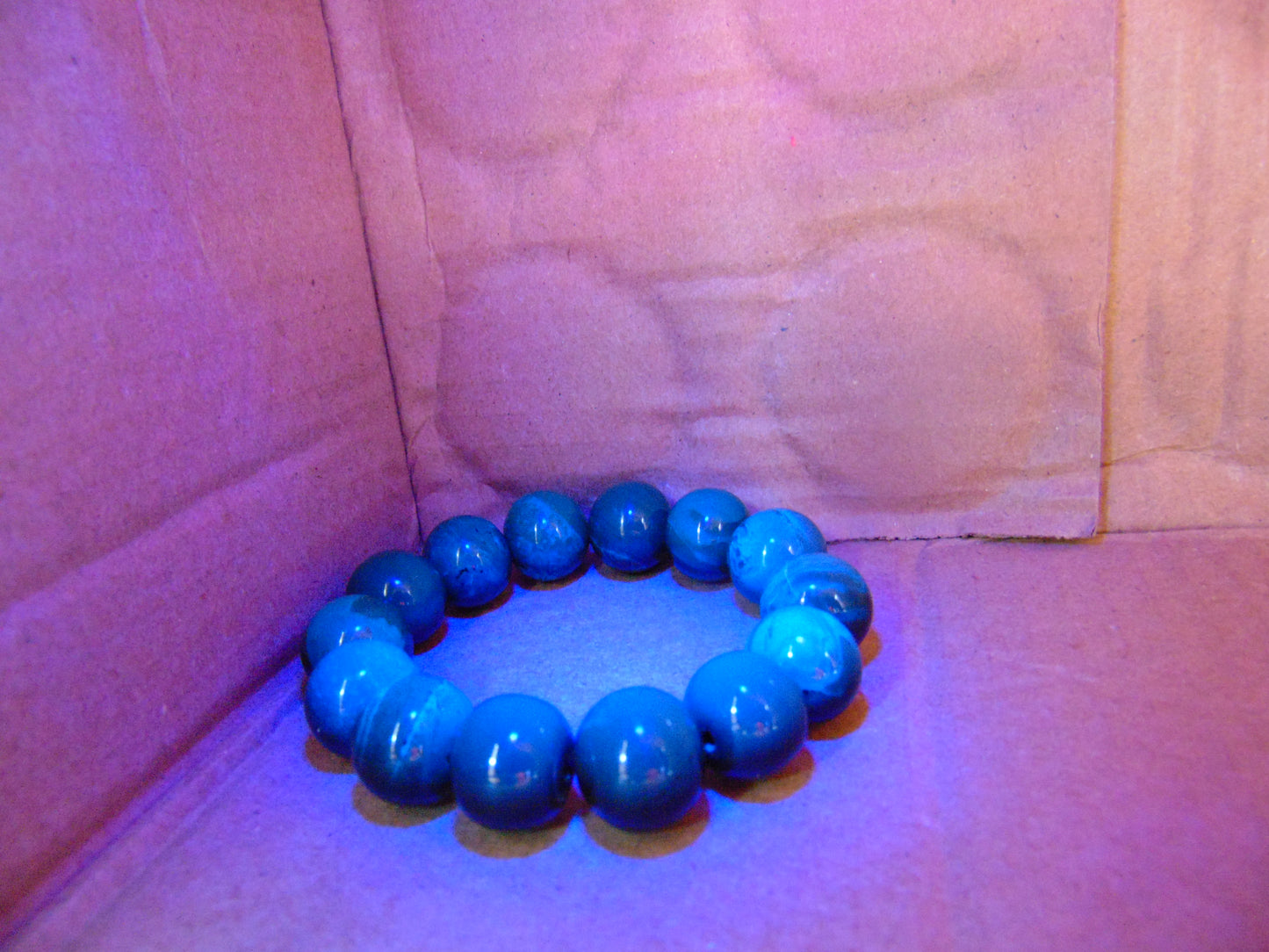 33 gram 14 Beads Mala Bracelet Indonesian Cherry Red Amber 16 mm for Healing B15M9