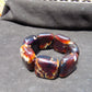 95 gr 7 Square Beads Bangle Indonesian Amber for Healing A7G36