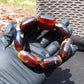 95 gr 7 Square Beads Bangle Indonesian Amber for Healing A7G36