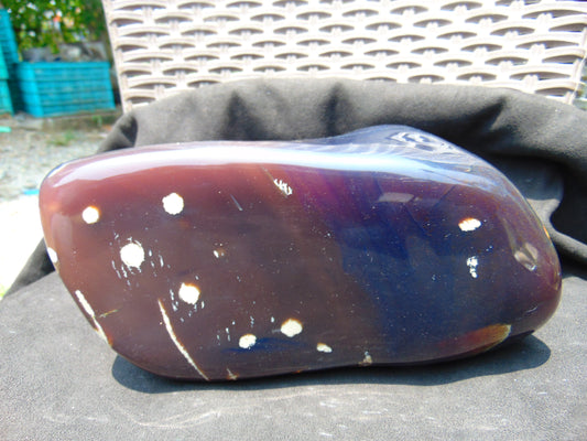 2330 gr full polished 21x13x11 cm Indonesia  Blue Amber for Healing SL14
