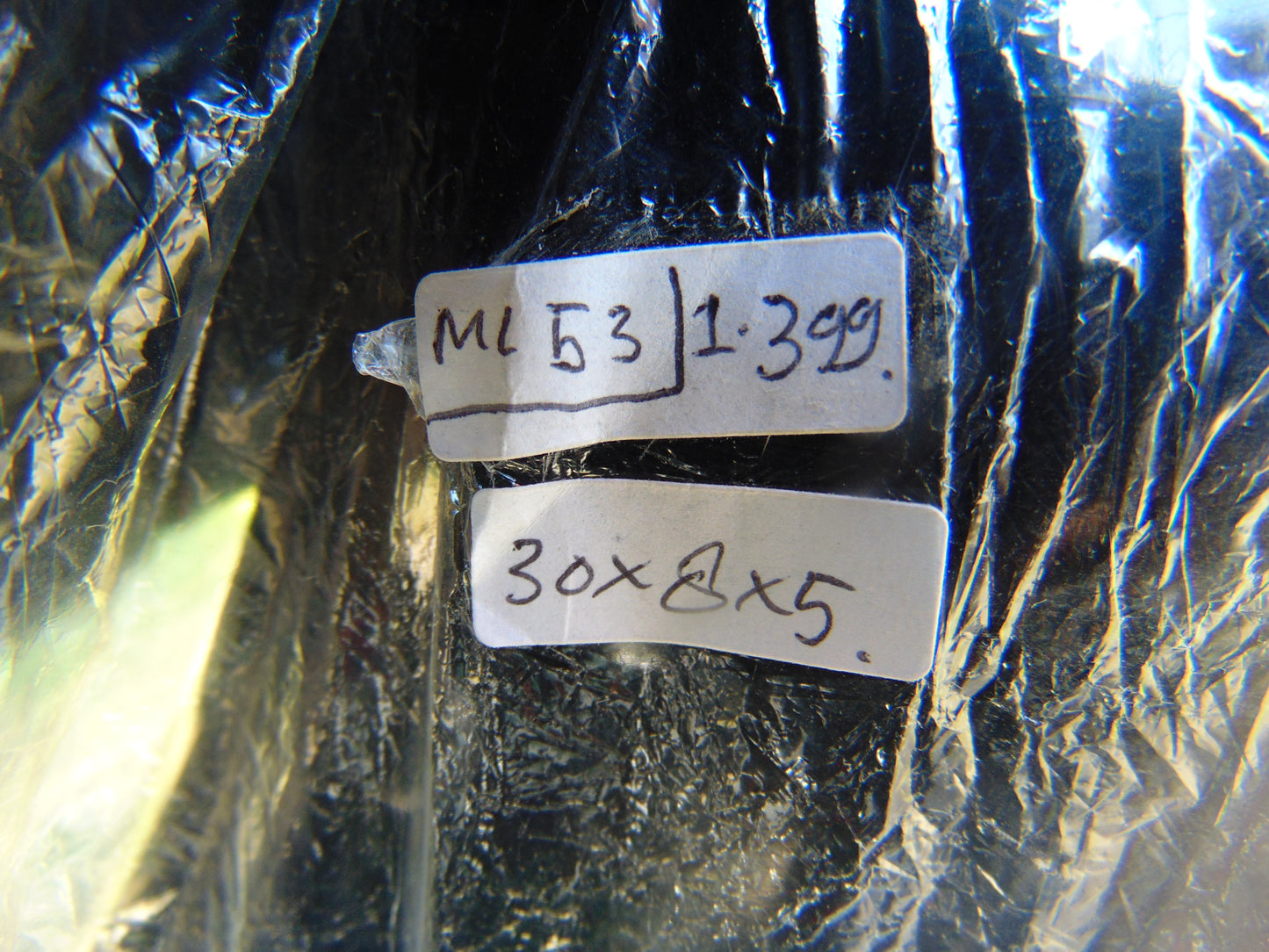 1399 gr Full Polished 30x8x5 mm Indonesia Dark Green Amber for Healing ML53