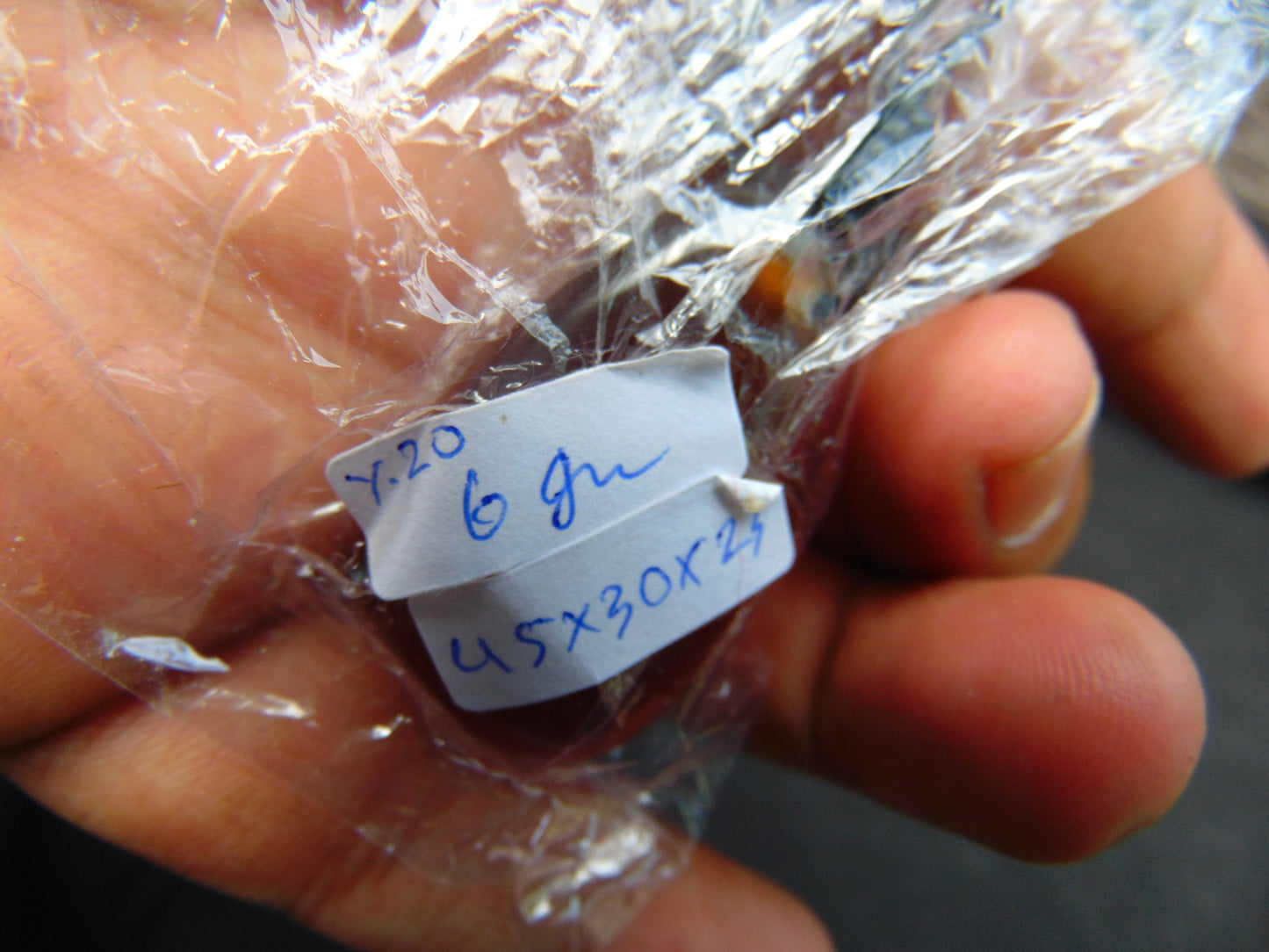 6 gr Pendant Indonesian Amber for Healing Y20