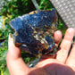 75 gram Rough Raw Indonesian Orange Blue Amber for Healing AGRB98