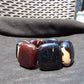 88 gr 7 Square Beads Bangle Indonesian Amber for Healing A7G39