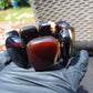 88 gr 7 Square Beads Bangle Indonesian Amber for Healing A7G39