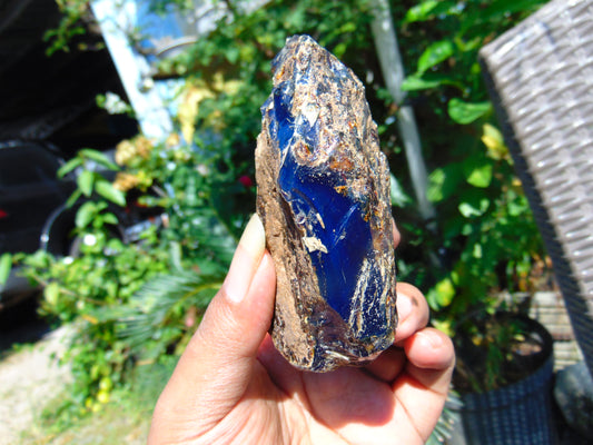 89 gram Rough Raw Indonesian Cystal Blue Amber for Healing AGRB83