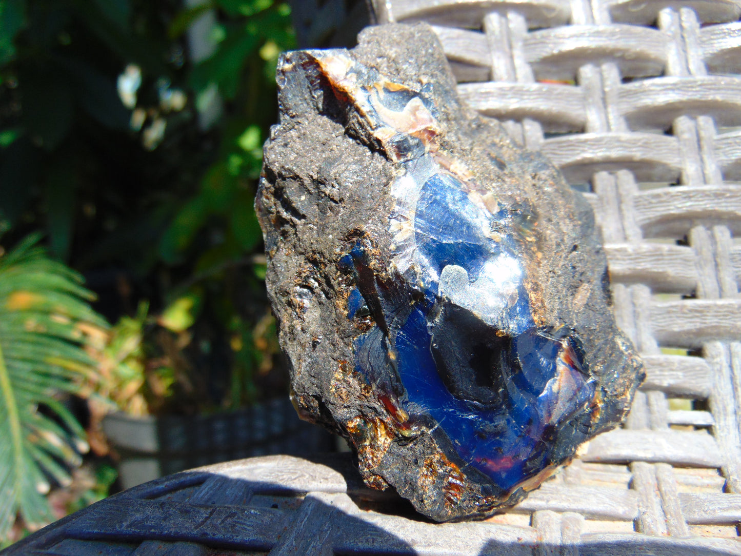 51 gram Rough Raw Indonesian Inclusion Blue Amber for Healing AGRB87